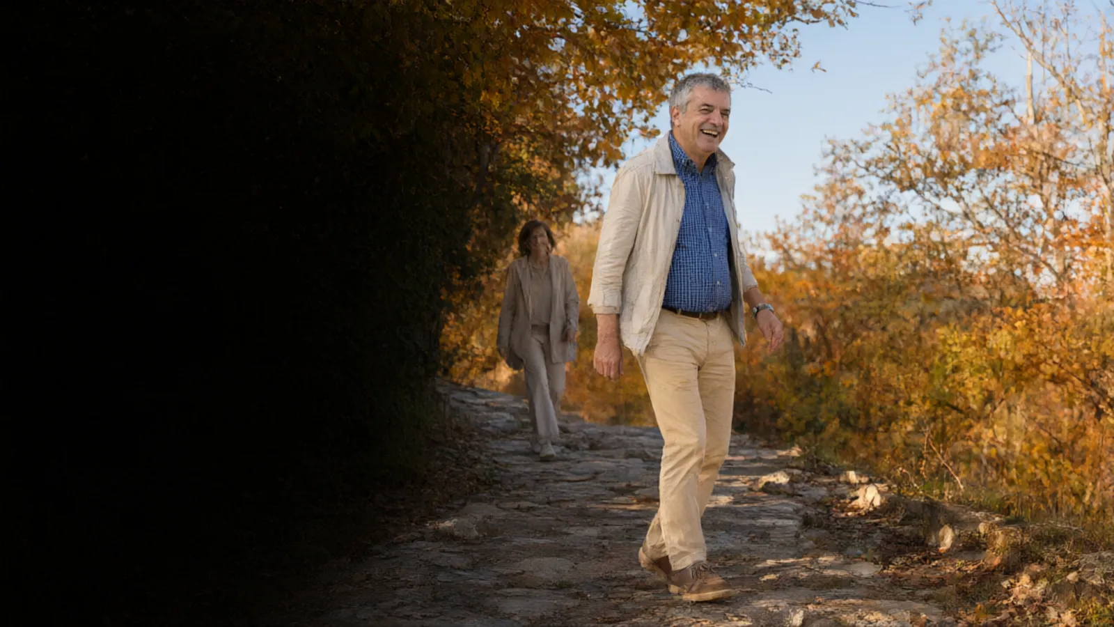 Roberto sale ridendo sui Colli Euganei