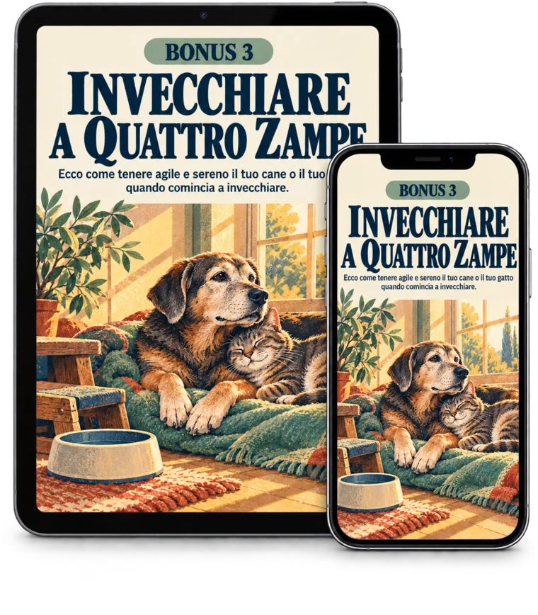 Invecchiare a Quattro Zampe, regalo 3: PDF su tablet e telefono